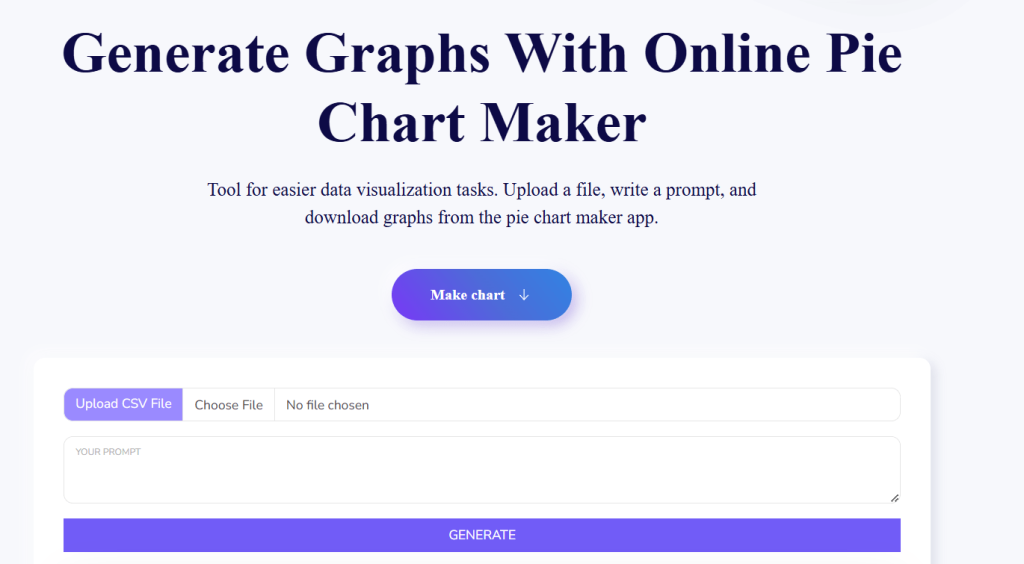 pie chart maker app screenshot